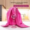 Gap-free Glass Cleaning Cloth for Mirrors, Bathroom Use, Water-absorbing Kitchen Towels, No Water Marks, Magical Seamless Cleaning Cloth