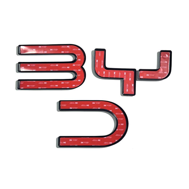 3D ABS Car Body Badge Sticker Front Grille Emblem For BYD Shark 6 Black Special & Limited Edition BDHZ4 Decal Car Accessories