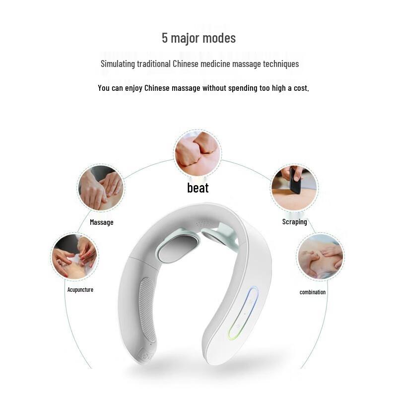 

Smart Electric Neck Massager with Pulse and Heat