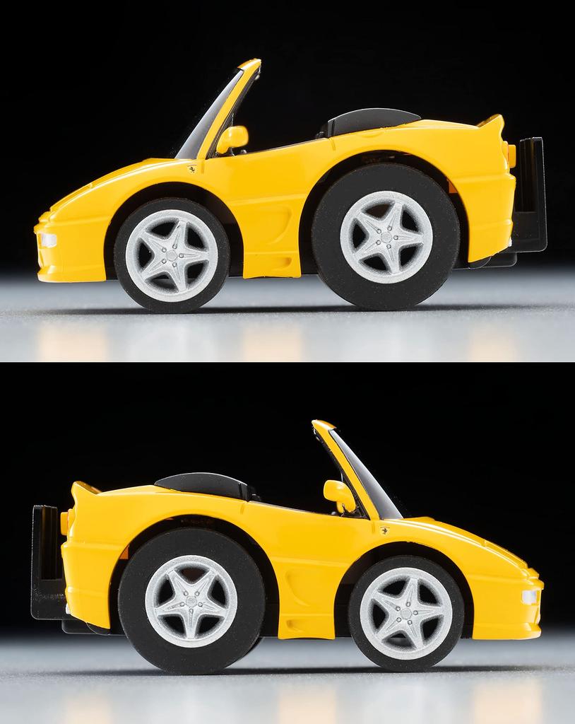 Tomytec Zero Ferrari F355 Spider Completed Model Choro-Q Z-78a (Yellow)