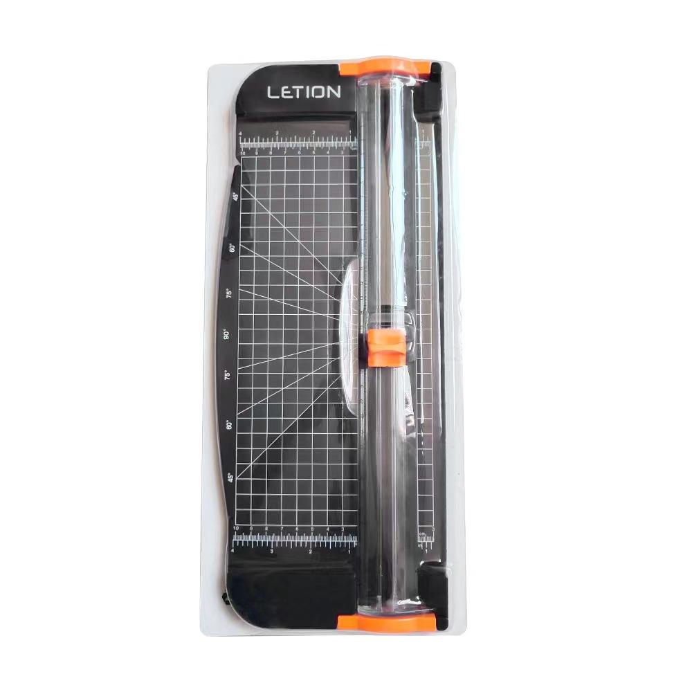 Paper Cutter A4 Paper Trimmer Suitable for craft paper, photos, and more Durable black cutter Ideal for home and office use