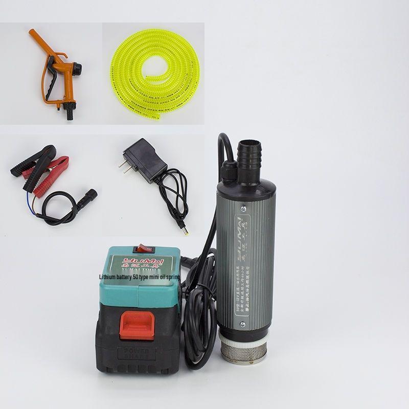 High-Power 12V Portable Lithium Battery Pump for Diesel and Water