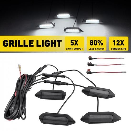 4x Bumper Grille Fog Light Lamp For Toyota RAV4 -24 LE SE XLE XSE Limited EA