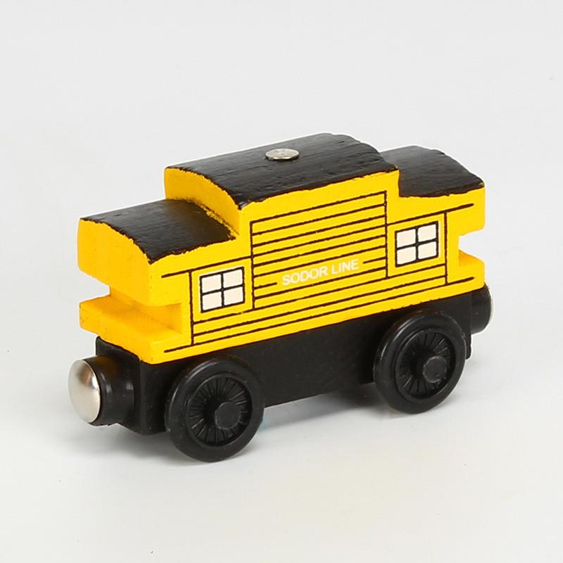 Colorful Wooden Magnetic Train Set For Kids With Interactive Push-pull Features
