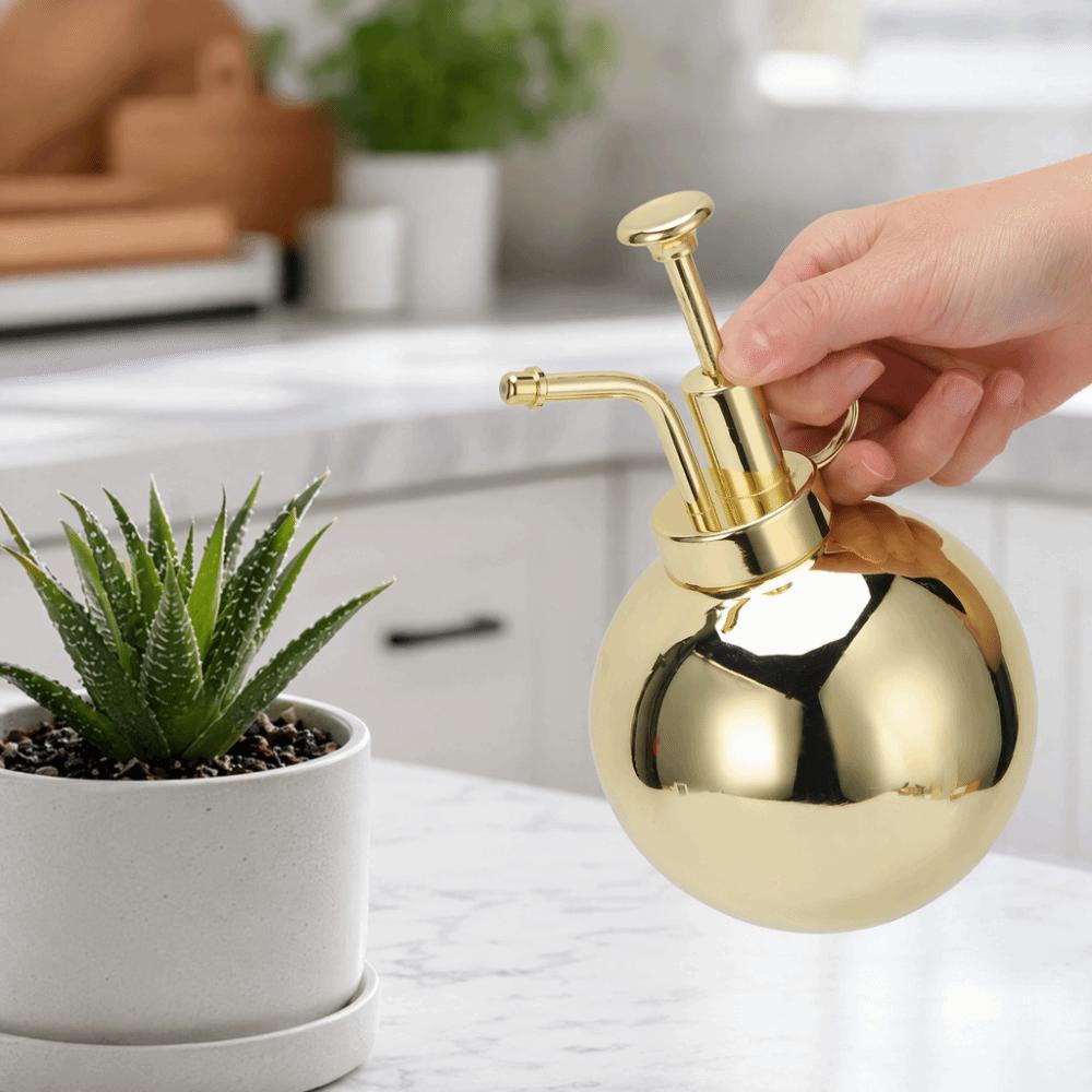 500ml Metal Watering Can 304 Stainless Steel Watering Spray Bottle  Family Gardening