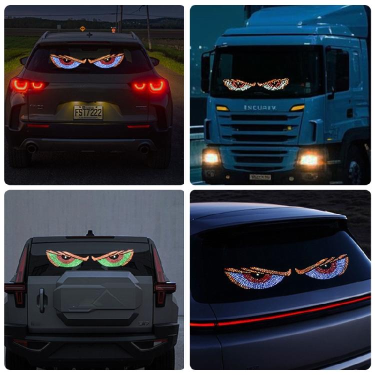 Flexible Devil Eye Decorative LED Light Sign For Creating Enchanting Atmospheres Modern Interiors Creative Indoor Spaces