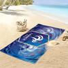 France National Football Team Print Beach Towel, Large Soft Quick Dry Towel for Beach Camping Swimming