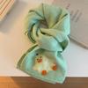 Cute Cartoon Knitted Scarf Women's New Winter Sweet Versatile Korean Atmosphere Neck Protection and Cold Scarf