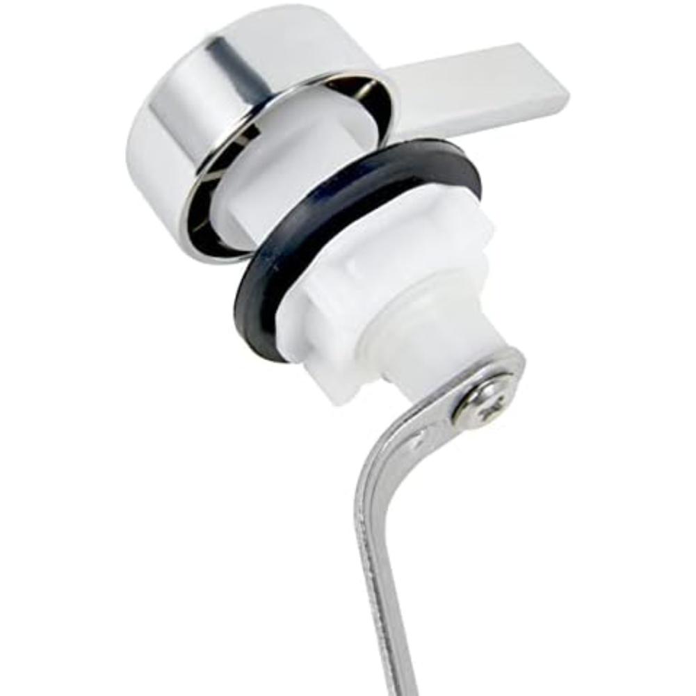 1PCS Teardrop Left Side Toilet Flush Handle Toilet Tank Flush Lever Stainless Steel Replacement Handle For Most Toilet Tool