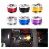 Car Modification Quick Release Steering Wheel Hub Adapter 6 Hole Snap Off Boss Kit Aluminium