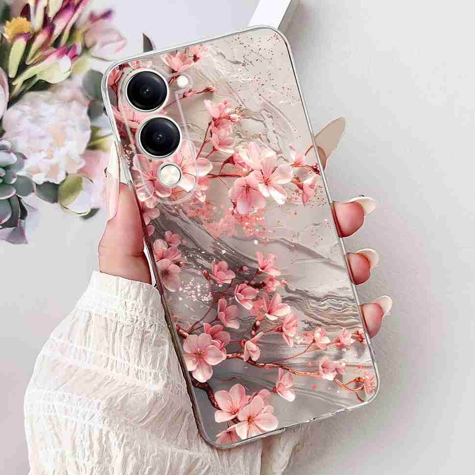 Shockproof For Vivo Y04 Y 04 4G 6.74" Case Retro Printed Dragon Soft Silicone TPU Cover For Vivo Y29s Y 29S 5G Phone Cases Capa