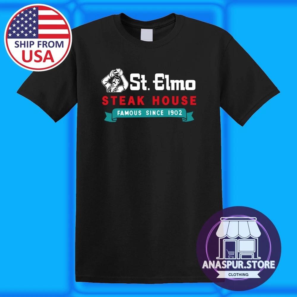 улица. Ресторан Elmo Steak House С 1902 года Мужской Черный Размер S-5XL 4XL