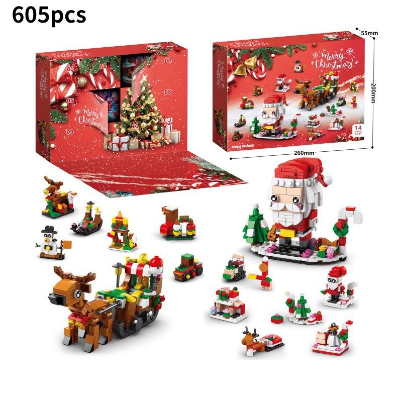 

Сетки 24 Рождественский Адвент-календарь Блайнд-бокс Конструктор Игрушки Детские Подарки Style 2