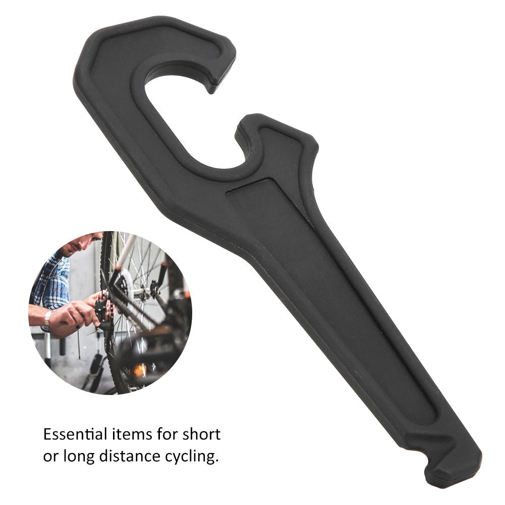 Cheie portabilă 2 în 1 tip lingură pentru anvelope, cheie tip spanner, unealtă pentru repararea bicicletei de șosea