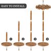 Baseball Bat Holder and Ball Display Shelf Baseball Bat Stand Shelf Rack,Baseball Bat Storage Organizer,Holder 10 Bats By Wood