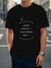 Unisex Youth Cotton Short Sleeve T Shirt Simple Korean Phrase Bubble Border Minimal Text Print Casual Urban Daily Street Outfit Tee
