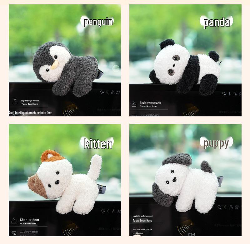 Miniature Monitor Decor: Healing Series Desktop & Car Ornament for Women