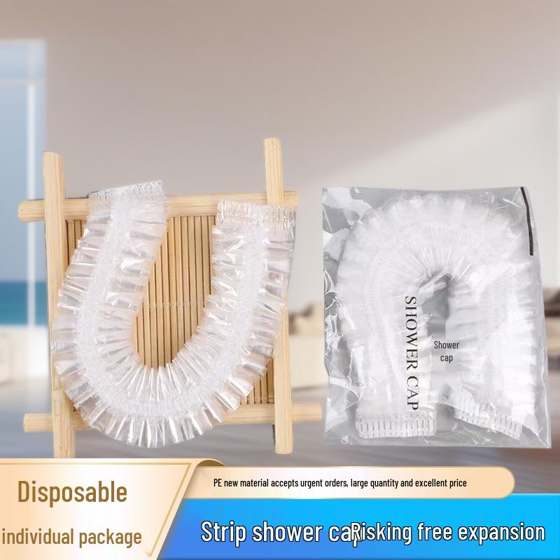 Bonnet de bain jetable imperméable épaissi pour hommes et femmes, emballé individuellement pour hôtels et auberges