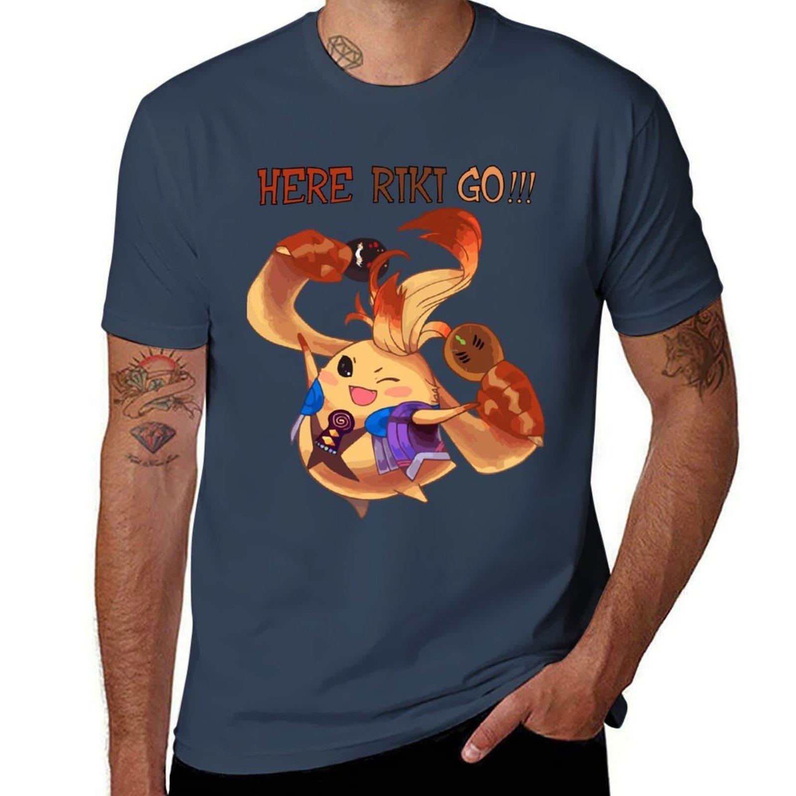 Xenoblade riki 1 TShirt Soft Casual Short Sleeve Cotton Tee S