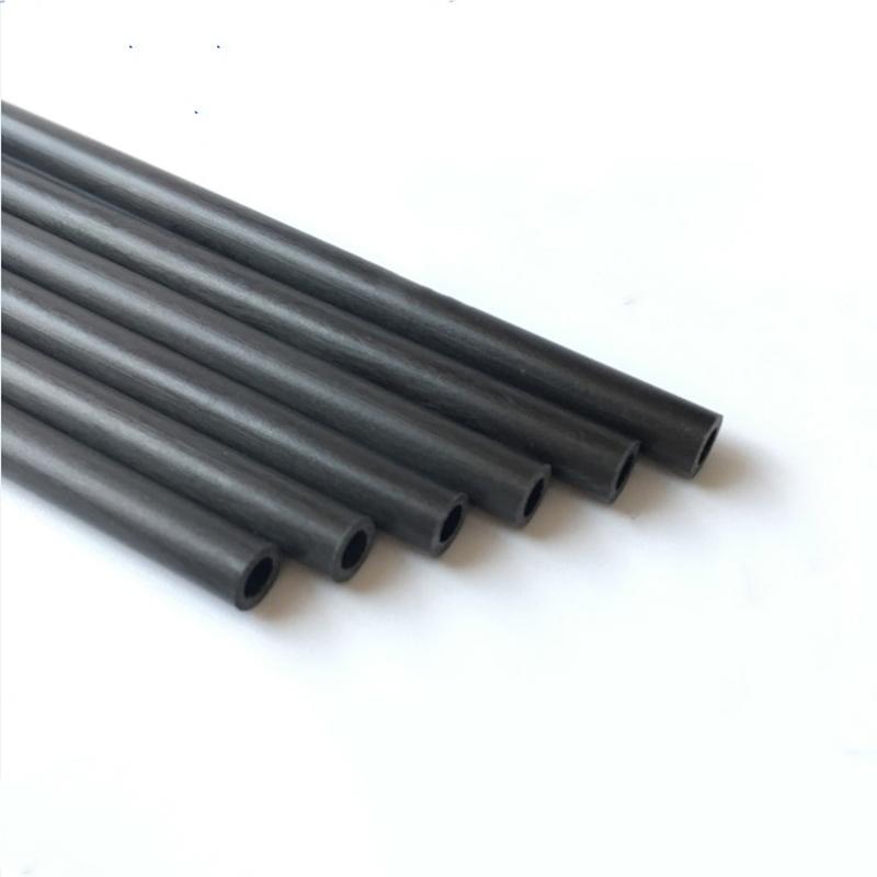 10pcs / Lot High Quality Carbon Fiber Tube: 2mm-10mm Hollow Tube / Carbon Tube / Carbon Fiber Rod / Kite Model