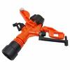 3/4" Male Thread Plastic Rotary Double Nozzle Lawn Greening 360-Degree Field Grass Spray Irrigation Water Saving Sprinkler Head