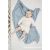 INS Baumwollgarn Säugling Doppel-Beanie Decke Vier Jahreszeiten Plüschdecke Baby Beruhigungs-Wagendecke