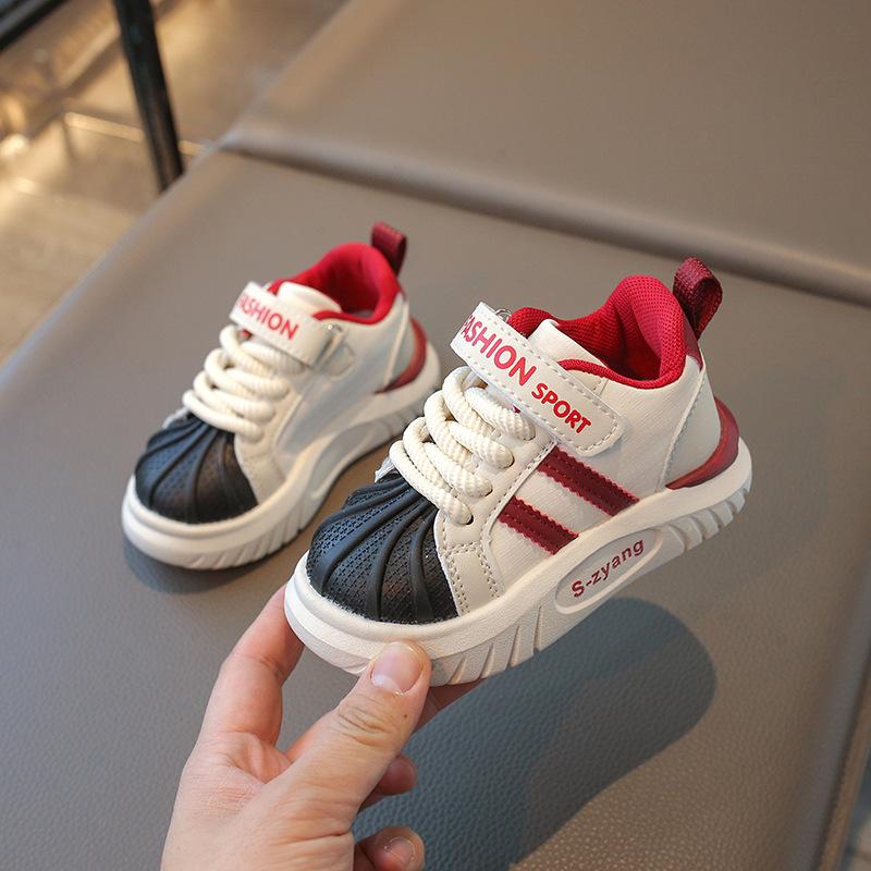 1-5 years old baby sports shoes girls casual shoes children's spring new waterproof leather surface boys shoes soft sole children's shoes