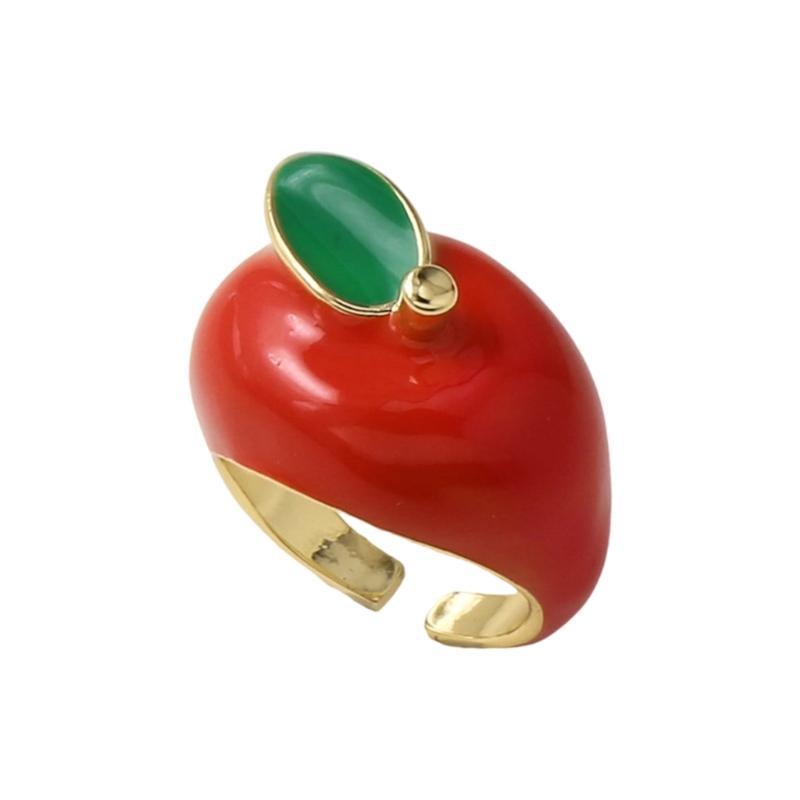 

Unique Nature Inspired Apples Ring Designed for Individualized Style Featuring Smooth Copper Finish and Lasting Shine