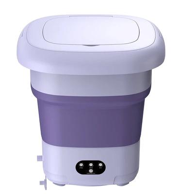 Folding Portable Washing Machine Big Capacity with Clothes Spin Dryer Bucket Travel Socks Underwear Panties Washing Machine
