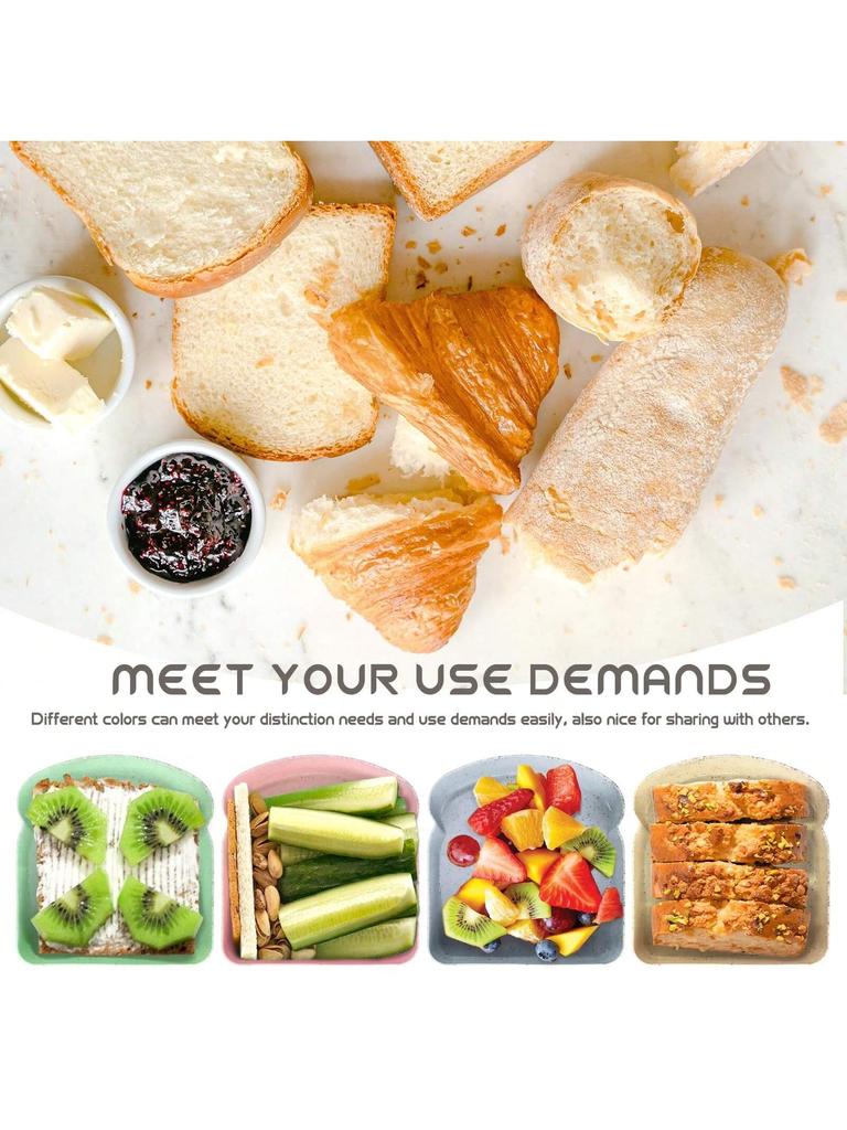 Initials Marked Toast Box Alphabet A-Z Reusable Sandwich Container Box Food Container Sealable Container Small Container