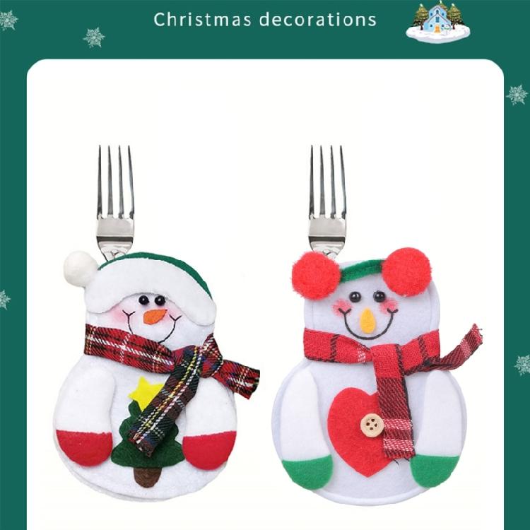 Xmas Tableware Holder Home Dorm Hotel Cutlery Organizer Popularity Improvement