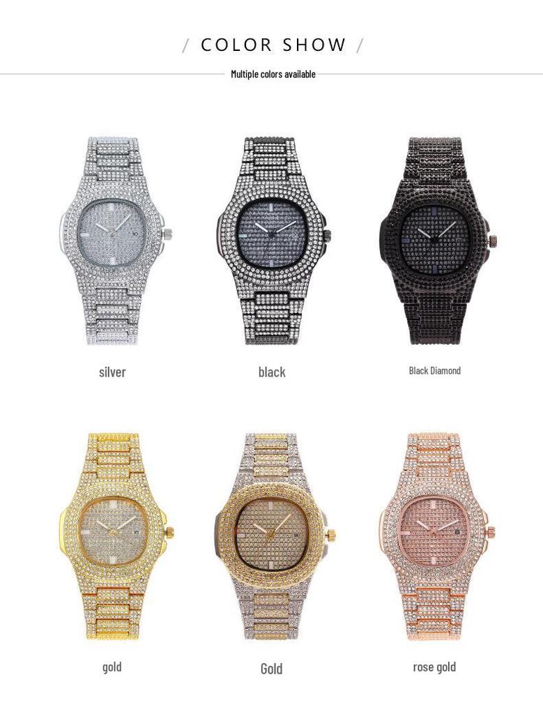 Women's Bestseller Rhinestone Starry Calendar Quartz Wristwatch