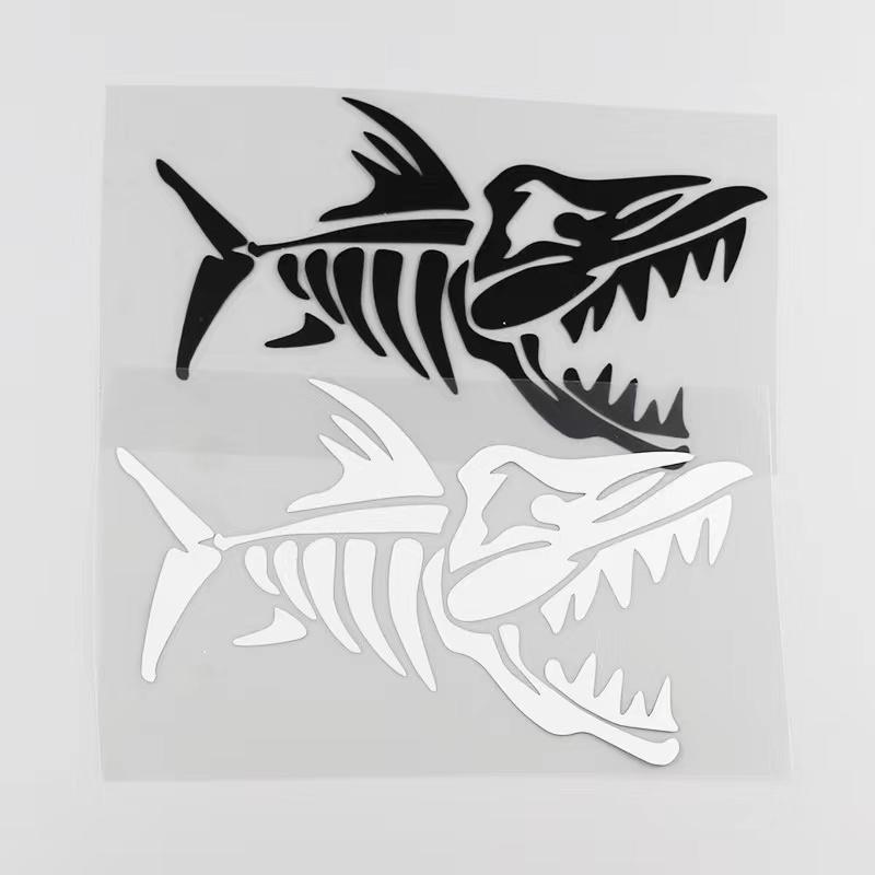 Fish Skeleton Skull funny vinyl car sticker waterproof car decal stickers on car truck bumper rear window