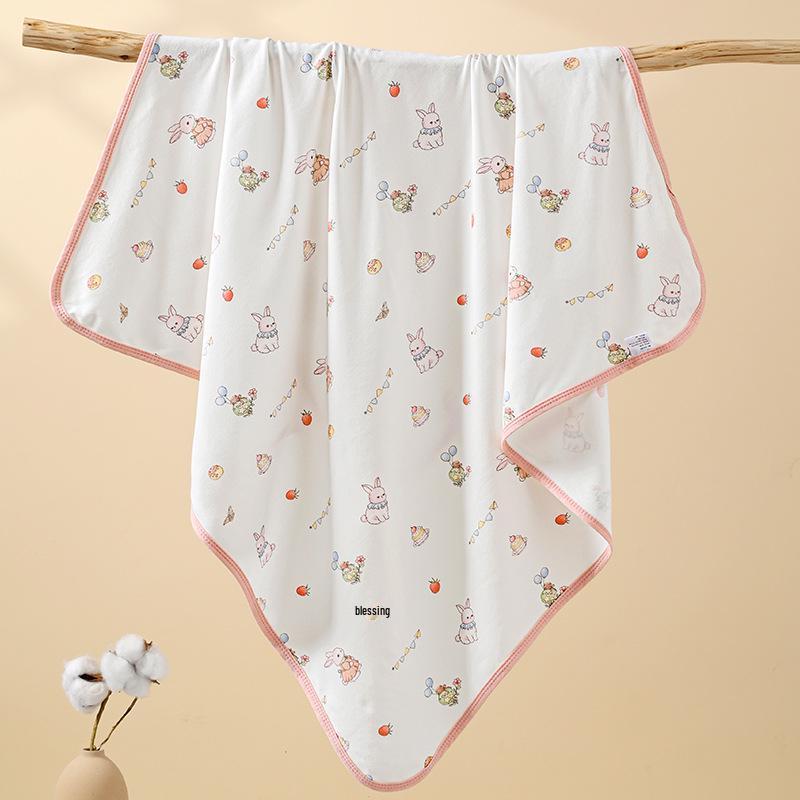Breathable Pure Cotton Newborn Swaddle Blanket, Thin To Prevent Startle Reflex, Infant Type A.