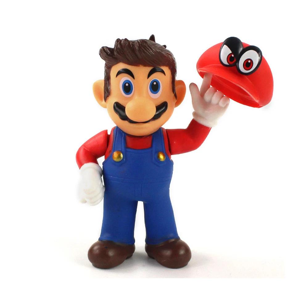 Super Mario Bros Zeichentrickfiguren Modell Geburtstagsgeschenk Anime Figuren Luigi Yoshi Mario Kreatives Sammlermodell Spielzeug.*
