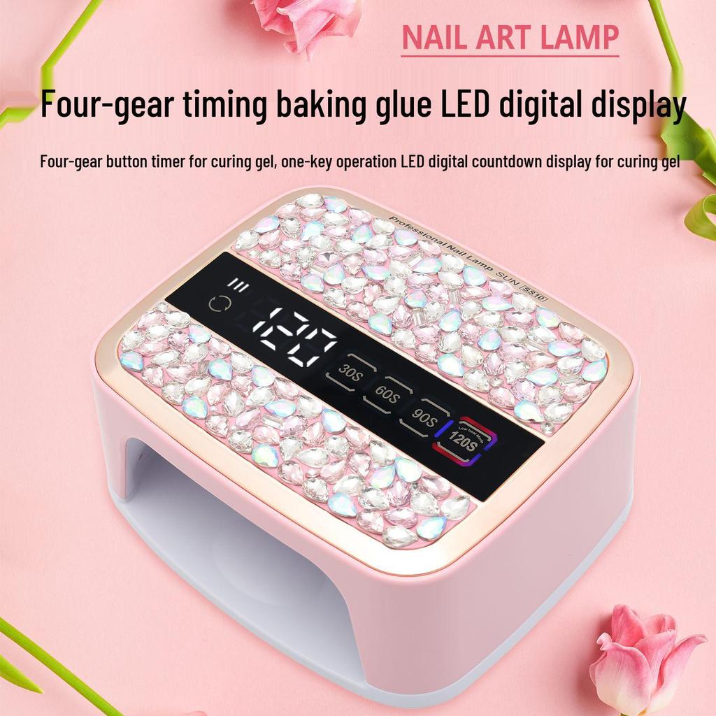 SS10 168W Rechargeable Nail Lamp - High-Power, Quick-Dry Curing for Nail Salons