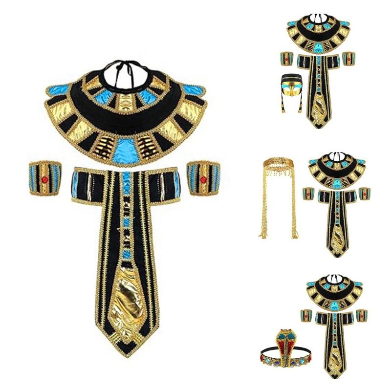 Queen Cosplay Headdress Costume Headwear for Girl Halloween Hair Hoop Cosplay Egyptian Snake Hair Hoop