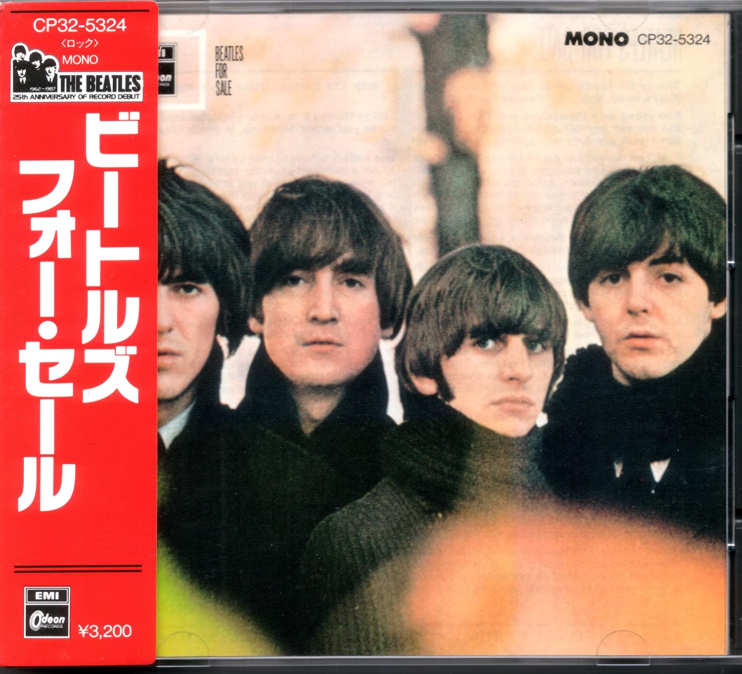 

CD BEATLES - Beatles For Sale CP325324 Odeon 1964 Japan Rock Used