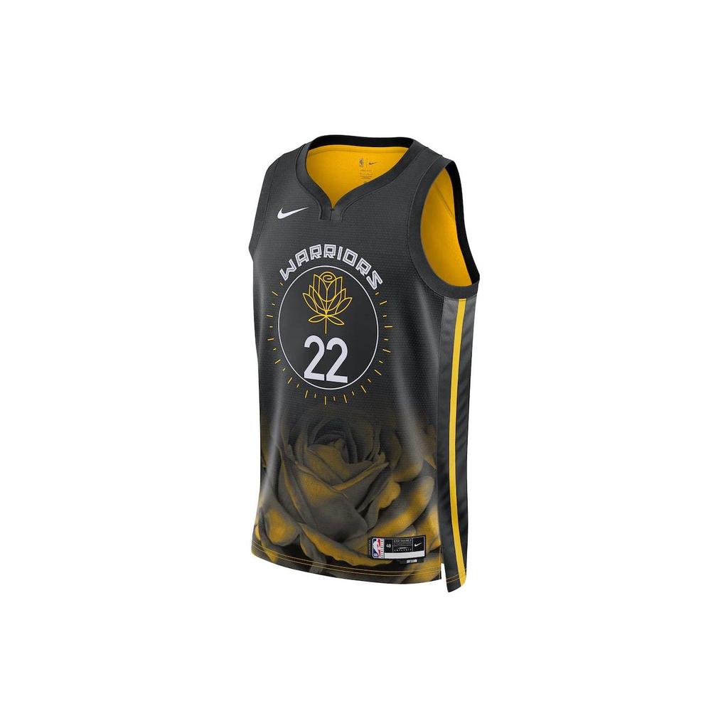 Nike Warriors City Edition Performance Jersey, Andrew Wiggins #22, 2022-2023 Unisex Jersey Black Gold DO9593-013
