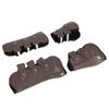 1Set PU Horse Legguard Leg Protector Thickened Leggings with Soft Lining Equipmentbrown M