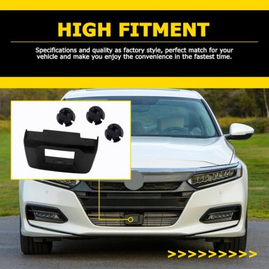 Для Honda Accord Датчик 2018- Миллиметровый радар расстояния 3 Зажим и крышка Черный