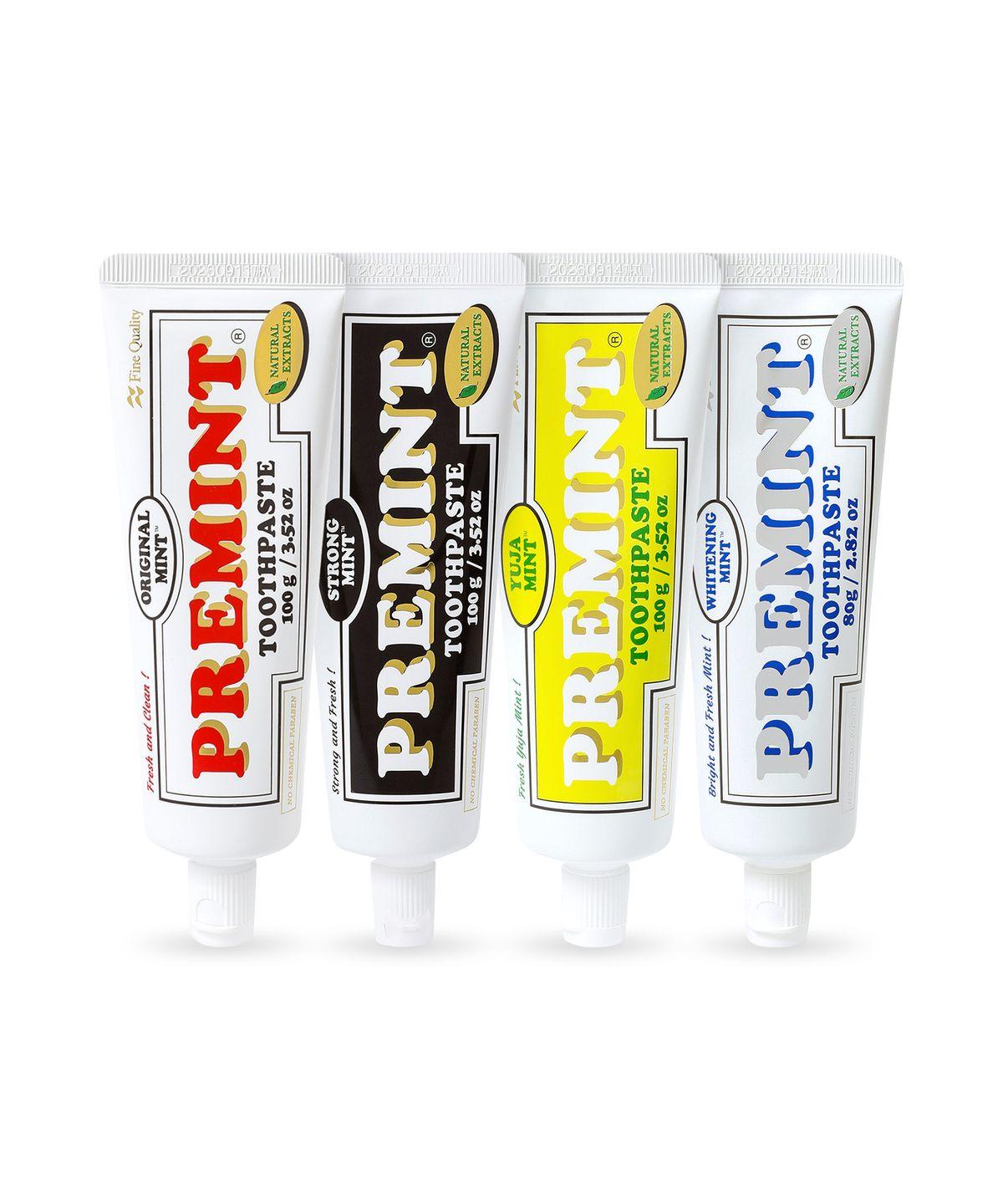 4-piece toothpaste set