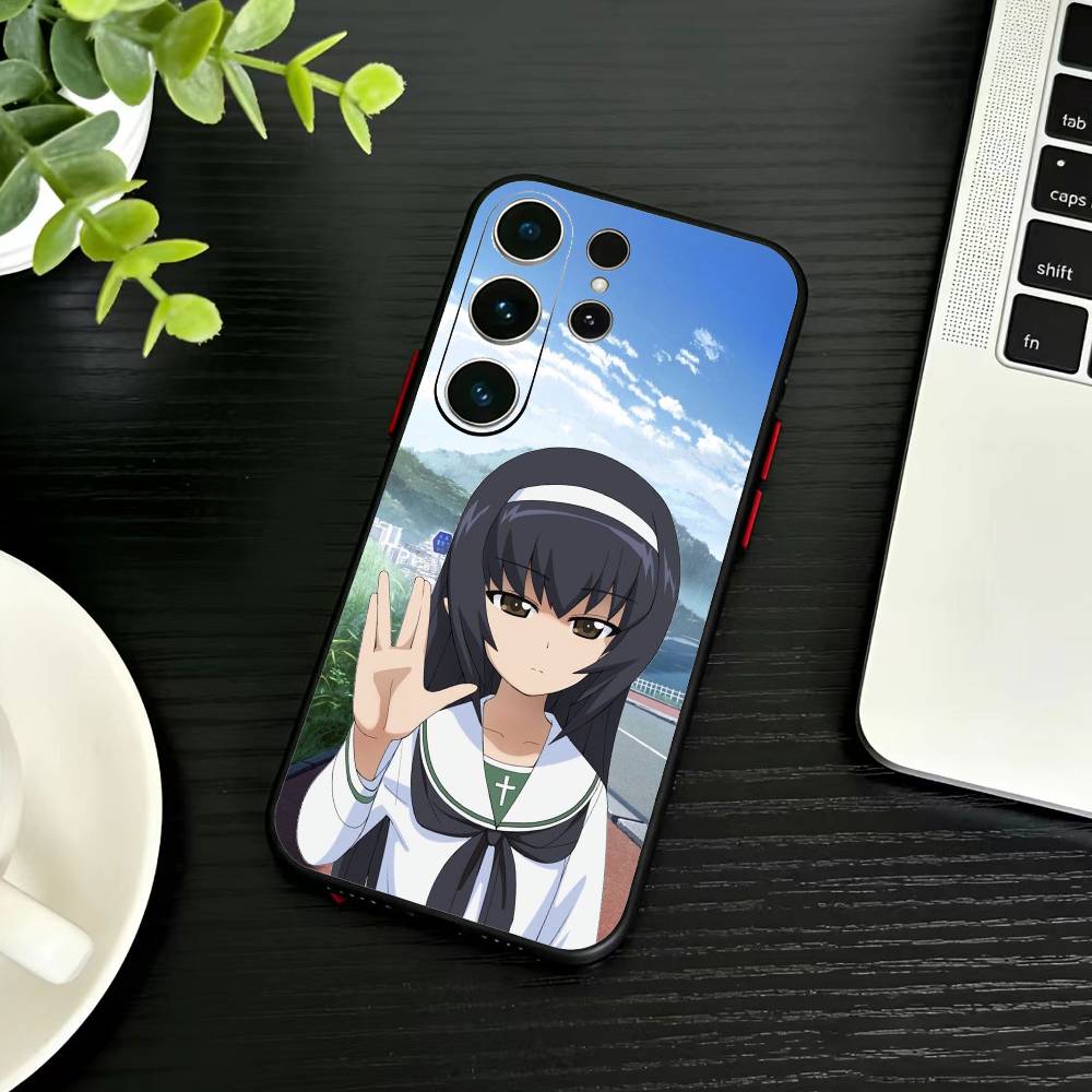G-GIRLS U-Und P-PANZER Phone Case For Samsung S26,S25,S24,S23,S22,S21,S20,S30,Ultra,Plus,Fe,Note,5G Black Cover