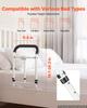 VEVOR Bed Rails for Elderly Adults 90.7kg Loading Bed Side Assist Rail, with Motion Sensor LED Light, Adjustable Height & Length, Non-Slip Handle