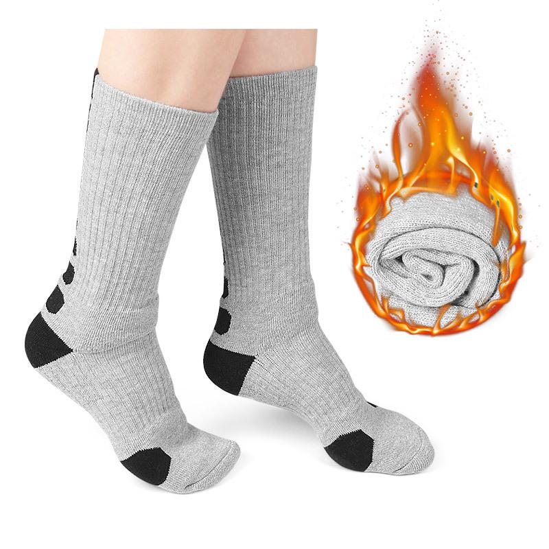 Thickened Non-Slip Mid-Calf Terry Socks: Warm, Breathable, Sweat-Absorbing Socks for Men and Women - Perfect for Outdoor Sports and Running