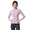 Women's Stand-Up Collar Zip-Up Long Sleeve Yoga Top