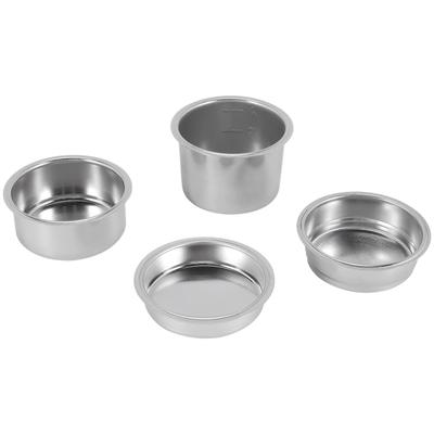 Haskoss 4-Piece 51mm Replacement Coffee Filter Basket for DeLonghi Espresso Machine Bottomless Portafilter