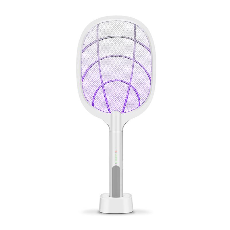 Rechargeable 2-in-1 Electric Mosquito and Fly Swatter with Lithium Battery and Automatic Charging