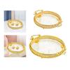 Gold Fruit Tray Easy To Clean Cake Trays for Home Wedding Party Decoration