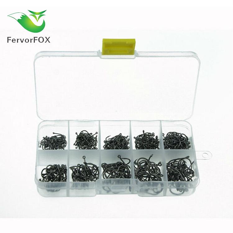 Outdoor High-Strength Fishing Hook Set: Ise Ni 3-12#, 500pcs with Hole, Boxed